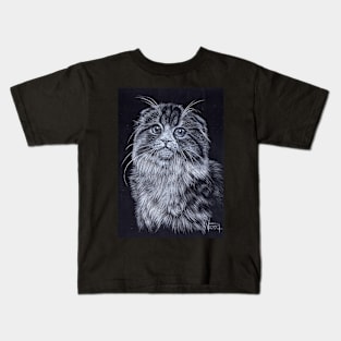 Scottish Fold Cat Kids T-Shirt